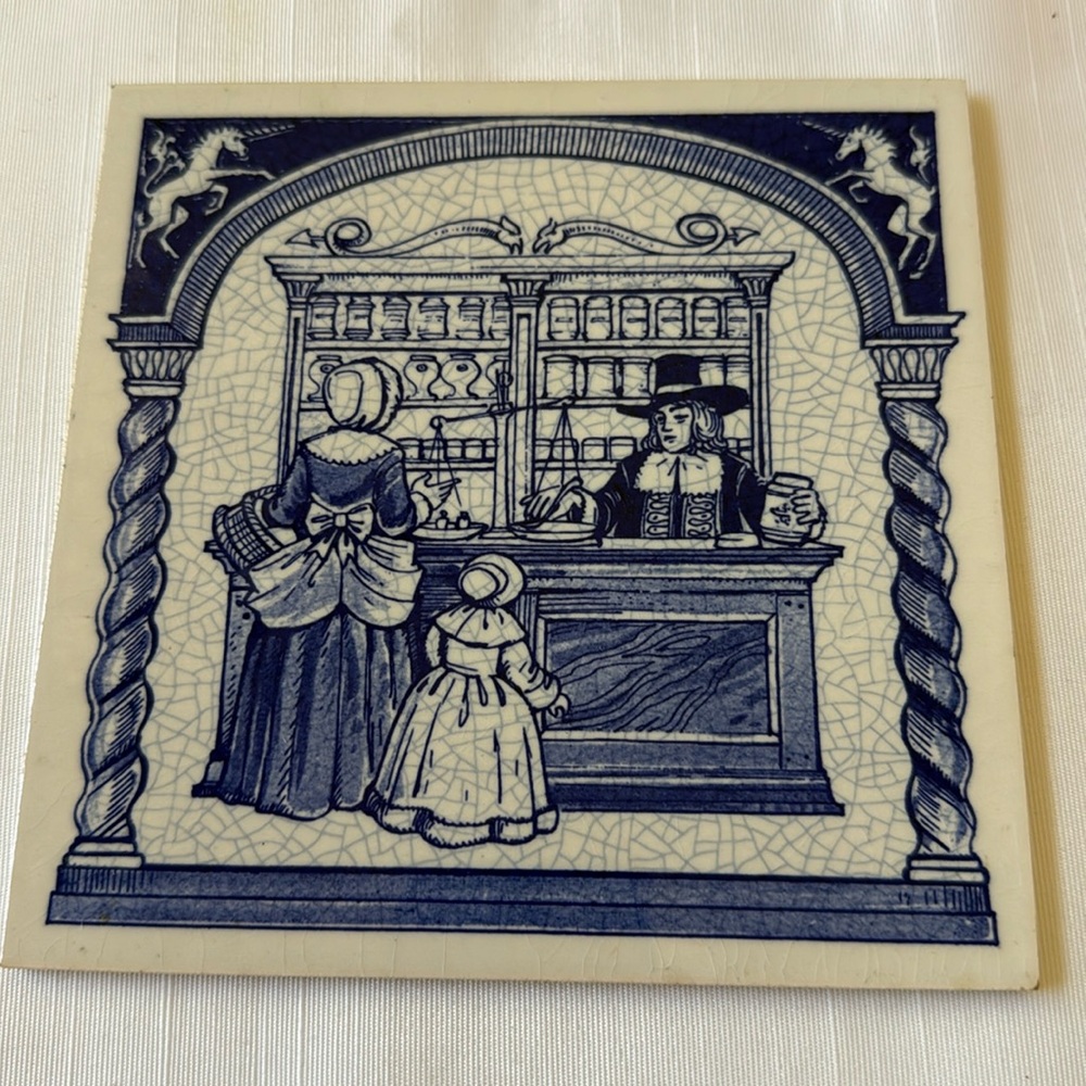 Delft Holland 6x6 Blue tile